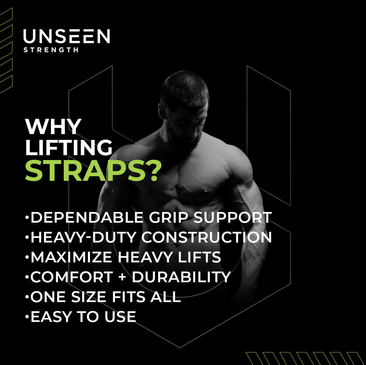 Lifting Straps - Green